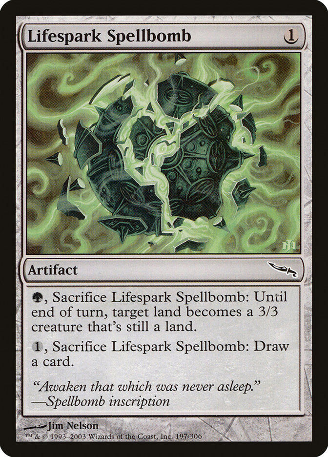 Lifespark Spellbomb [Mirrodin] | GnG Games