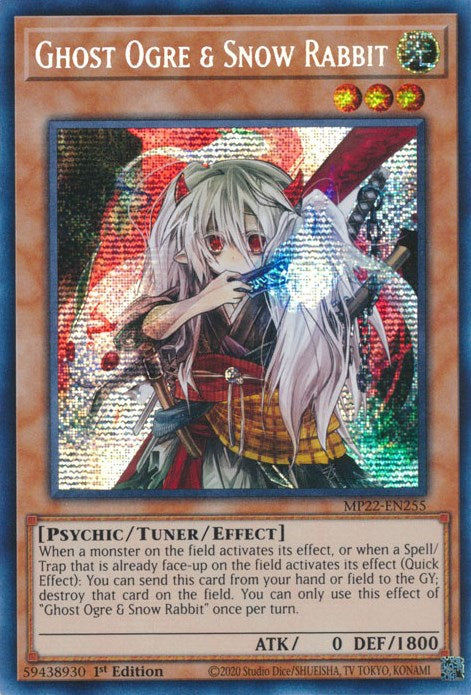 Ghost Ogre & Snow Rabbit [MP22-EN255] Prismatic Secret Rare | GnG Games