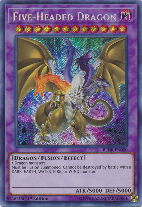 Five-Headed Dragon [BLHR-EN000] Secret Rare | GnG Games