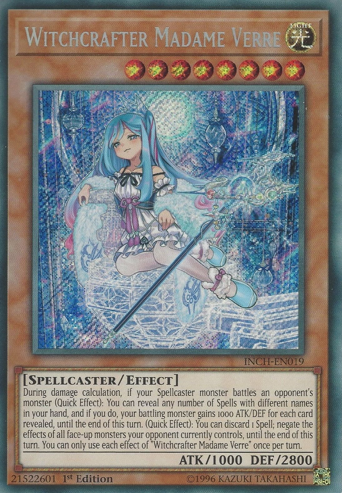 Witchcrafter Madame Verre [INCH-EN019] Secret Rare | GnG Games