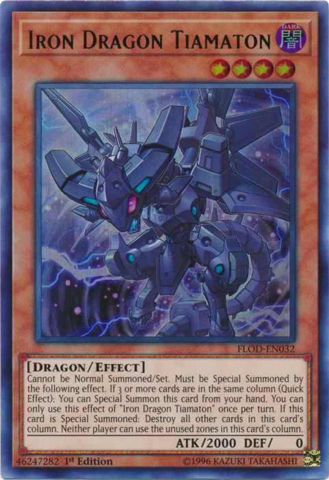 Iron Dragon Tiamaton [FLOD-EN032] Ultra Rare | GnG Games