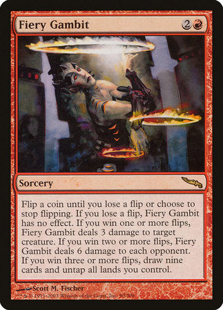 Fiery Gambit [Mirrodin] | GnG Games