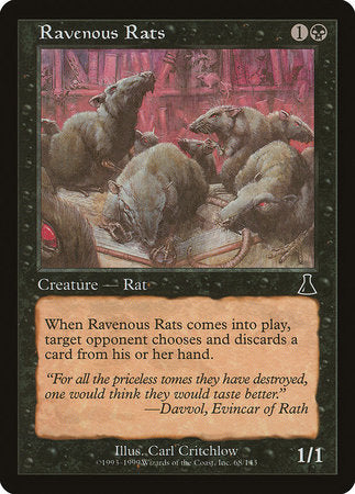 Ravenous Rats [Urza's Destiny] | GnG Games