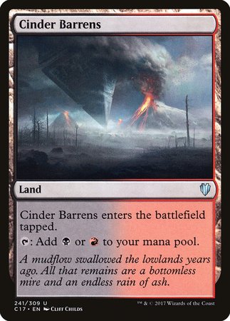 Cinder Barrens [Commander 2017] | GnG Games