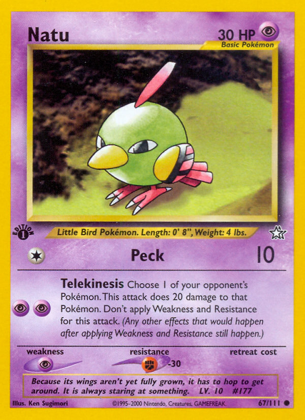 Natu (67/111) [Neo Genesis 1st Edition] | GnG Games