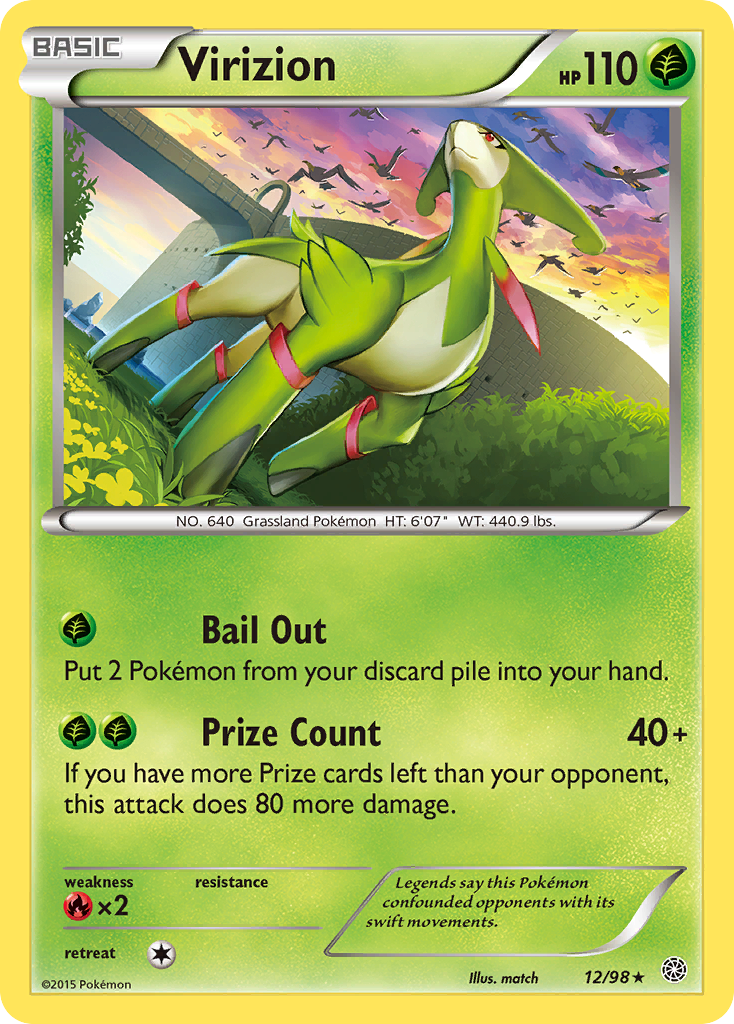 Virizion (12/98) [XY: Ancient Origins] | GnG Games