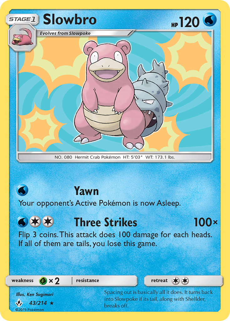 Slowbro (43/214) [Sun & Moon: Unbroken Bonds] | GnG Games