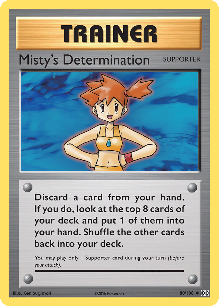 Misty's Determination (80/108) [XY: Evolutions] | GnG Games