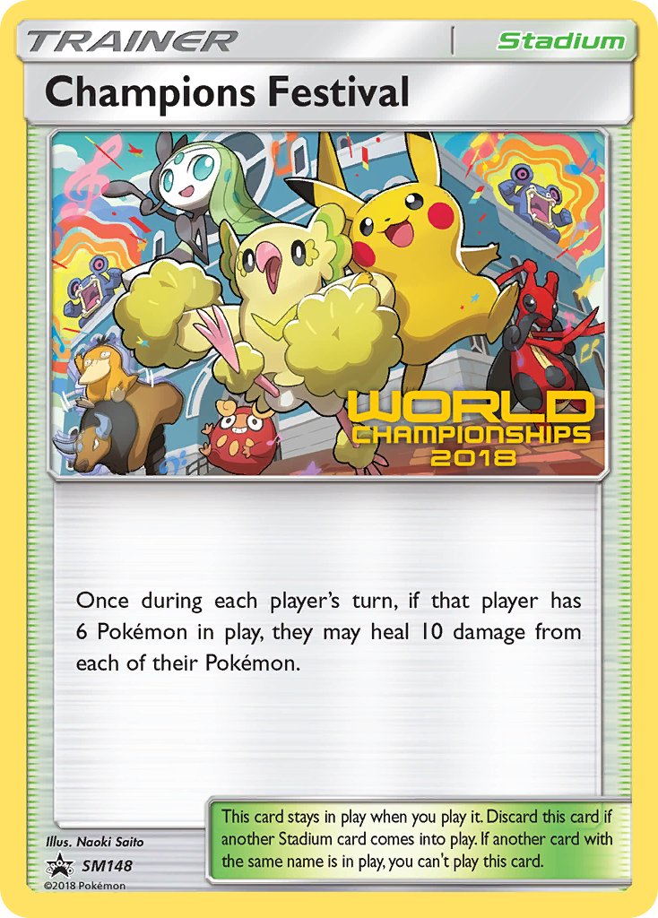 Champions Festival (SM148) (2018 Top Semi Finalist) [Sun & Moon: Black Star Promos] | GnG Games