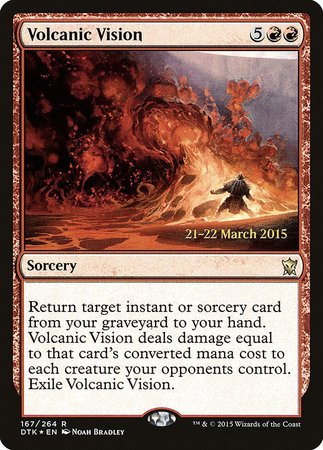 Volcanic Vision [Dragons of Tarkir Promos] | GnG Games