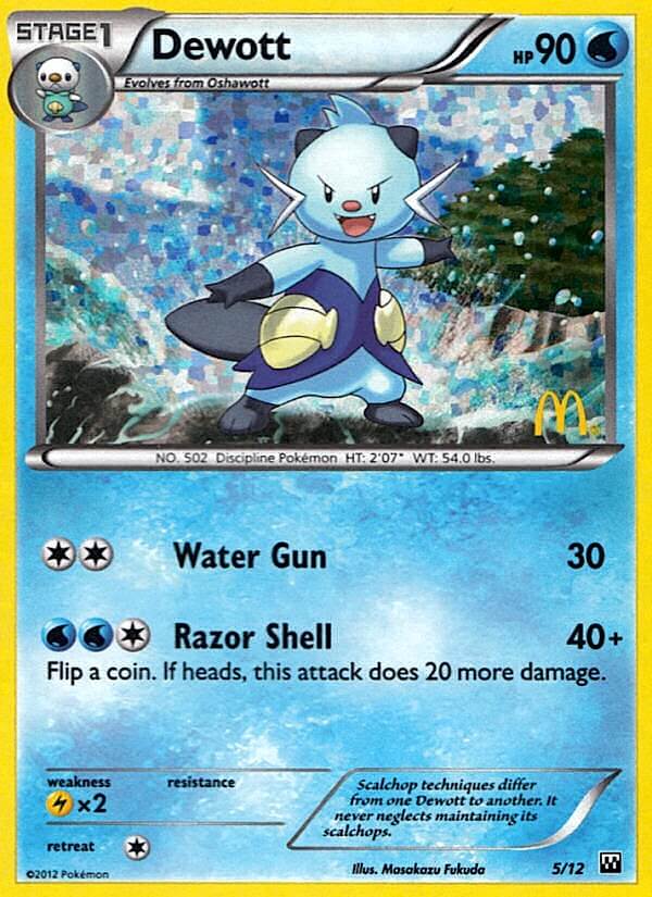 Dewott (5/12) [McDonald's Promos: 2012 Collection] | GnG Games