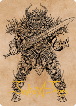 Sarevok, Deathbringer Art Card (Gold-Stamped Signature) [Commander Legends: Battle for Baldur's Gate Art Series] | GnG Games