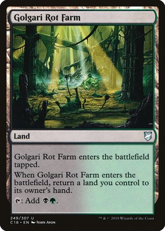 Golgari Rot Farm [Commander 2018] | GnG Games