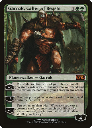 Garruk, Caller of Beasts [Magic 2014] | GnG Games