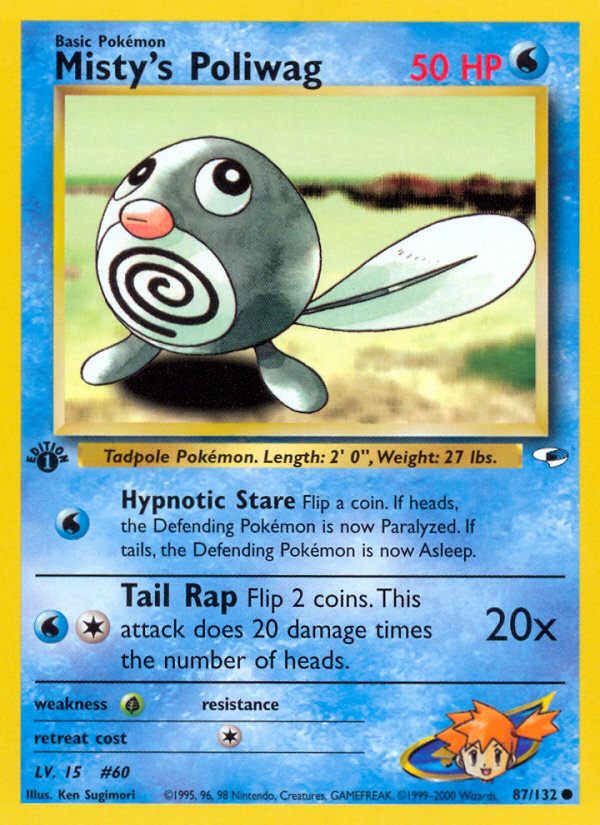 Misty's Poliwag (87/132) [Gym Heroes 1st Edition] | GnG Games