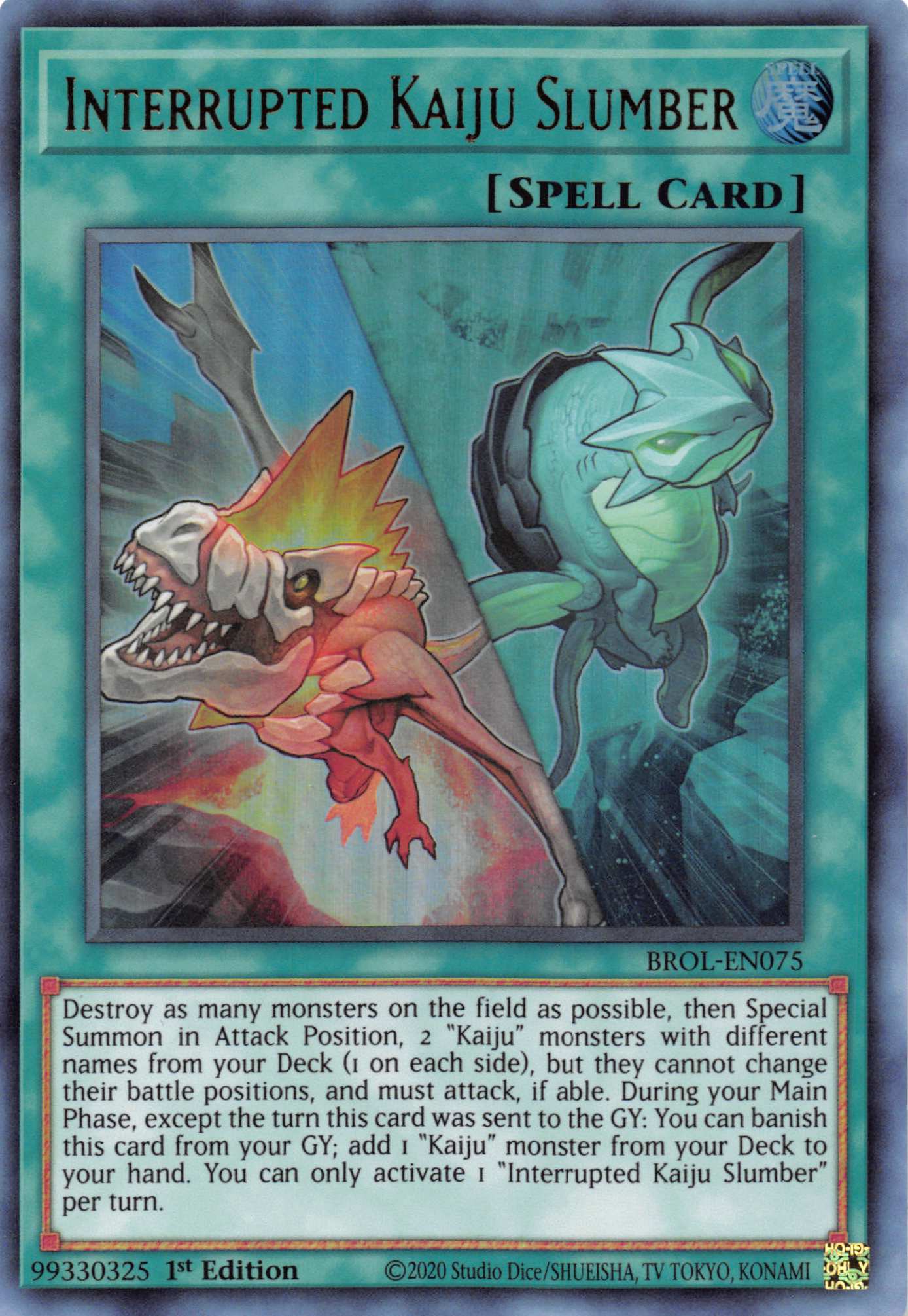 Interrupted Kaiju Slumber [BROL-EN075] Ultra Rare | GnG Games