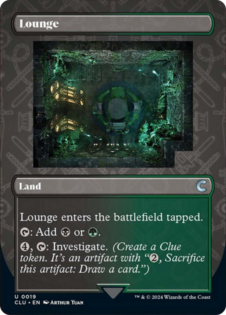 Lounge (Borderless) [Ravnica: Clue Edition] | GnG Games