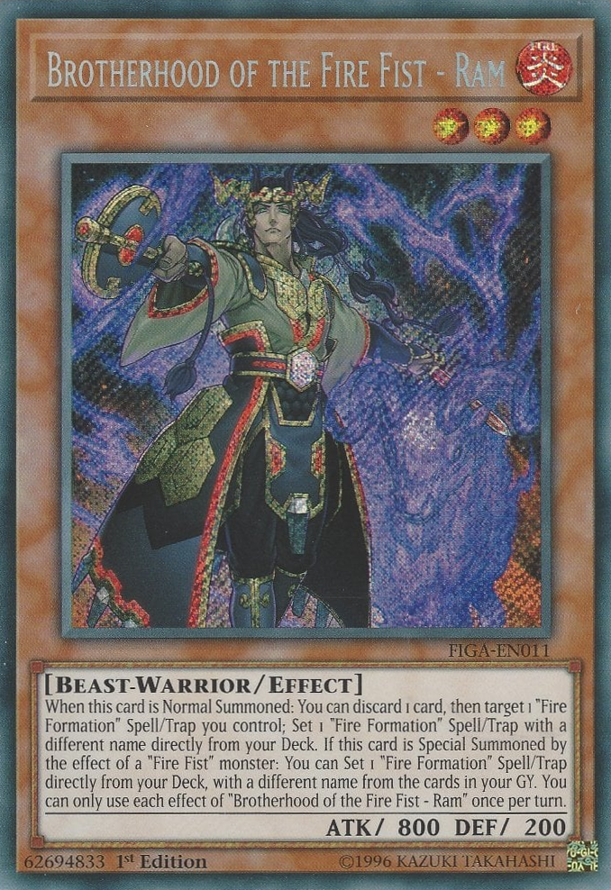 Brotherhood of the Fire Fist - Ram [FIGA-EN011] Secret Rare | GnG Games