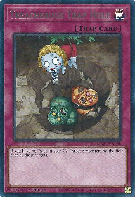 Treacherous Trap Hole [MAZE-EN066] Rare | GnG Games