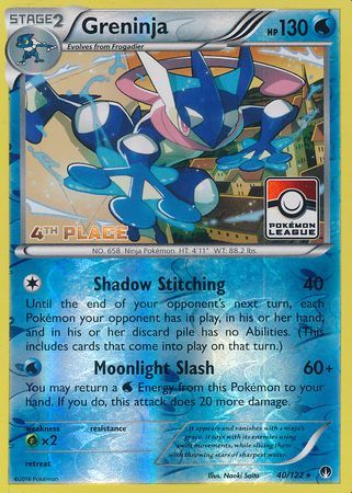 Greninja (40/122) (League Promo 4th Place) [XY: BREAKpoint] | GnG Games