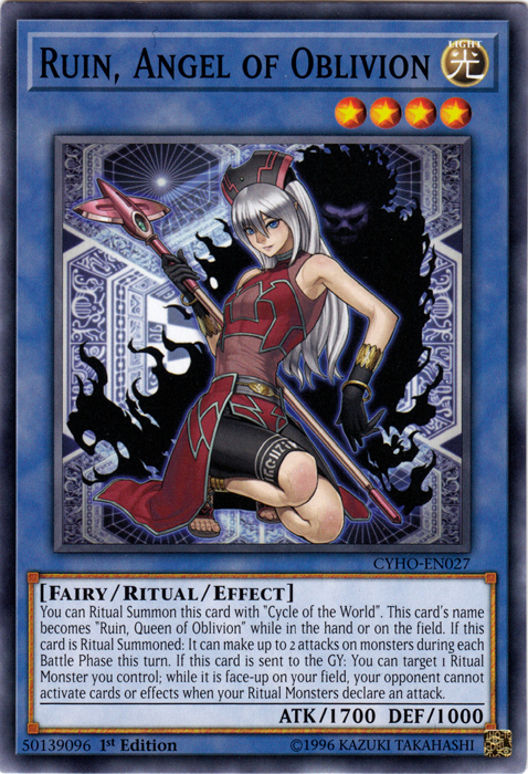 Ruin, Angel of Oblivion [CYHO-EN027] Common | GnG Games