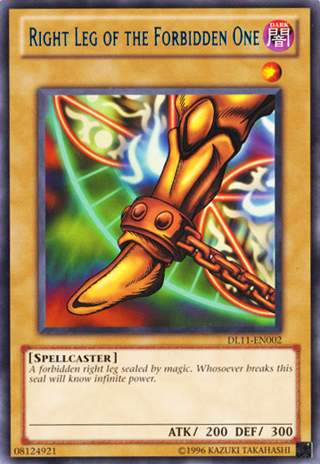 Right Leg of the Forbidden One (Blue) [DL11-EN002] Rare | GnG Games