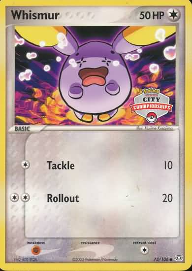 Whismur (73/106) (City Championship) [EX: Emerald] | GnG Games