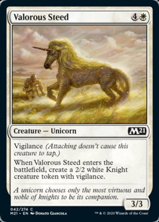 Valorous Steed [Core Set 2021] | GnG Games