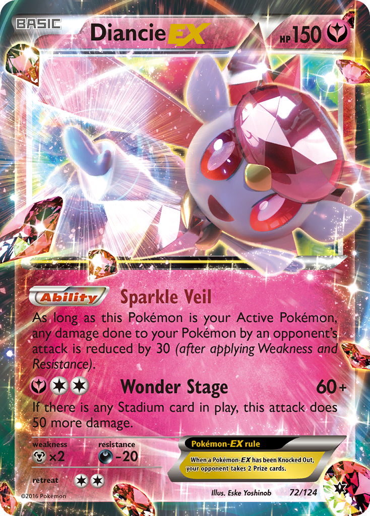 Diancie EX (72/124) [XY: Fates Collide] | GnG Games