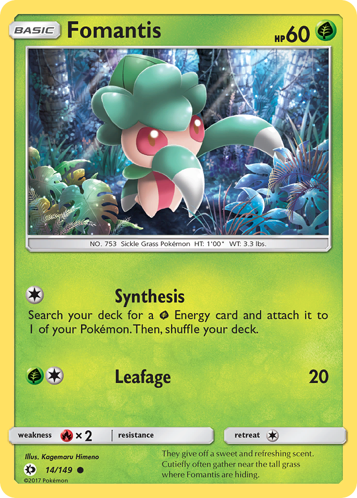 Fomantis (14/149) [Sun & Moon: Base Set] | GnG Games