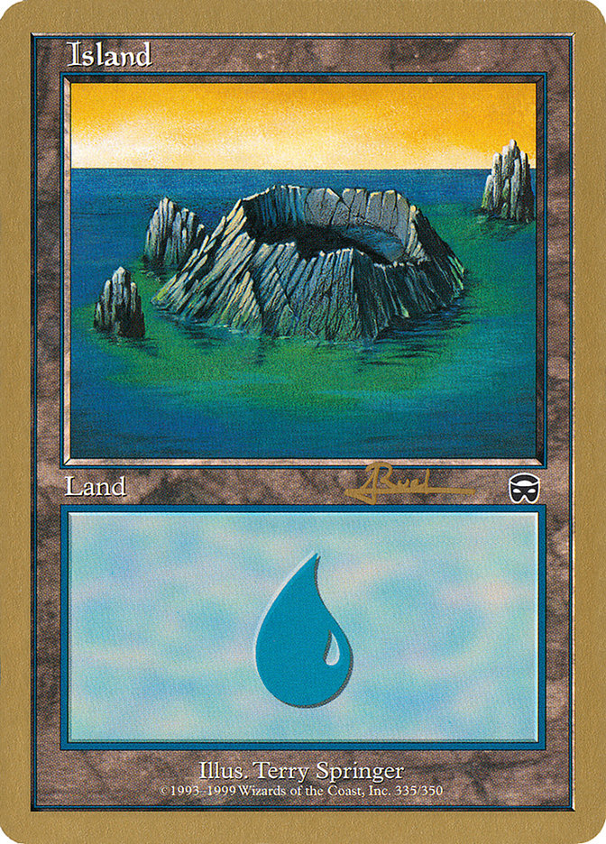 Island (335) (Antoine Ruel) [World Championship Decks 2001] | GnG Games