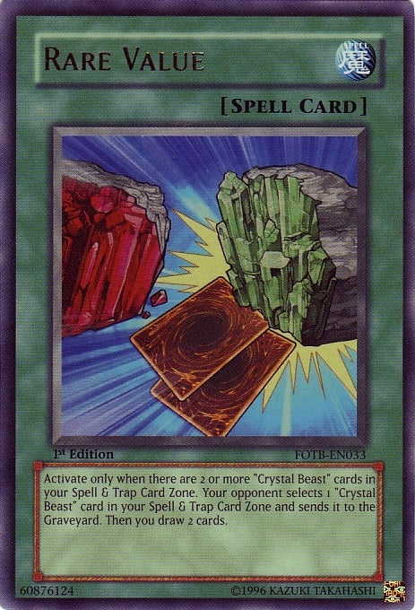 Rare Value [FOTB-EN033] Ultra Rare | GnG Games