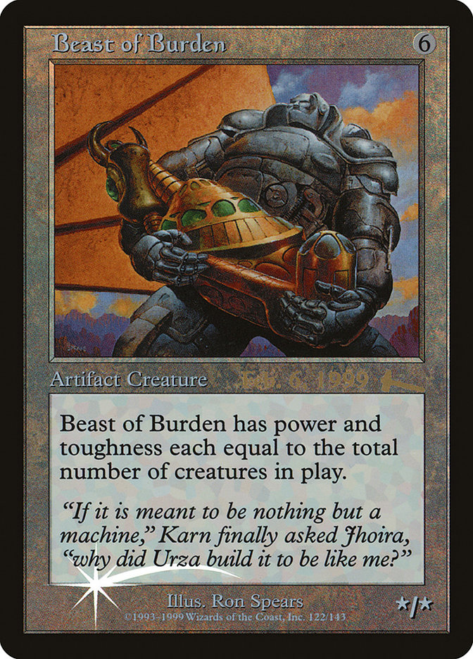 Beast of Burden [Urza's Legacy Promos] | GnG Games