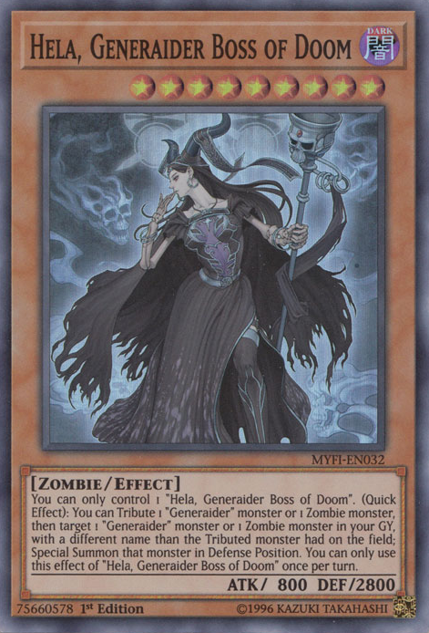 Hela, Generaider Boss of Doom [MYFI-EN032] Super Rare | GnG Games