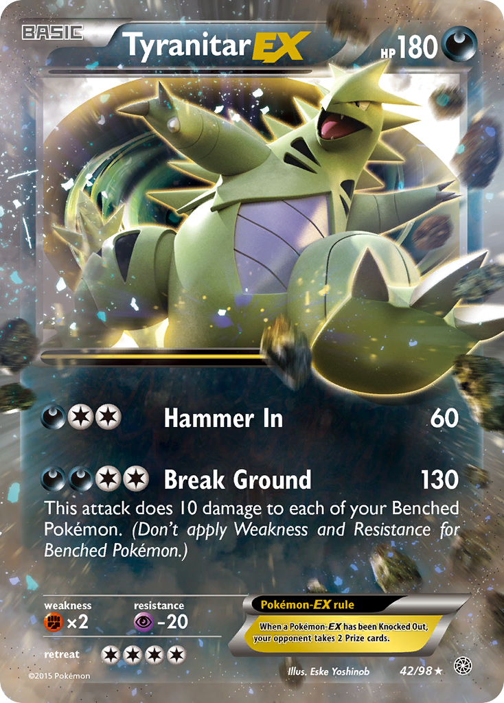 Tyranitar EX (42/98) [XY: Ancient Origins] | GnG Games