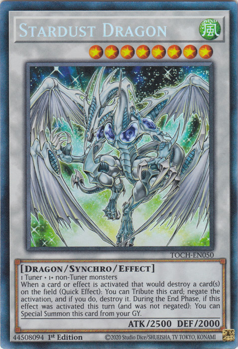 Stardust Dragon (CR) [TOCH-EN050] Collector's Rare | GnG Games