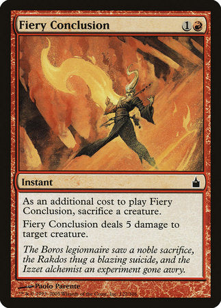 Fiery Conclusion [Ravnica: City of Guilds] | GnG Games