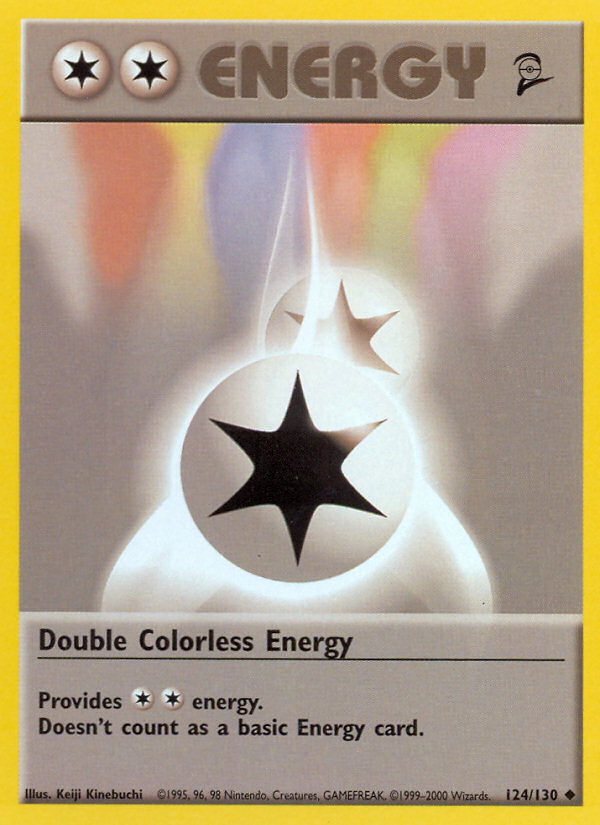 Double Colorless Energy (124/130) [Base Set 2] | GnG Games