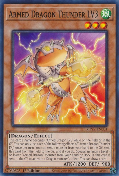 Armed Dragon Thunder LV3 [MP22-EN004] Common | GnG Games