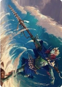 Tazeem Roilmage Art Card [Zendikar Rising Art Series] | GnG Games