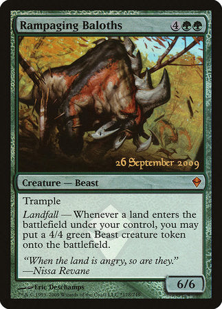 Rampaging Baloths [Zendikar Promos] | GnG Games