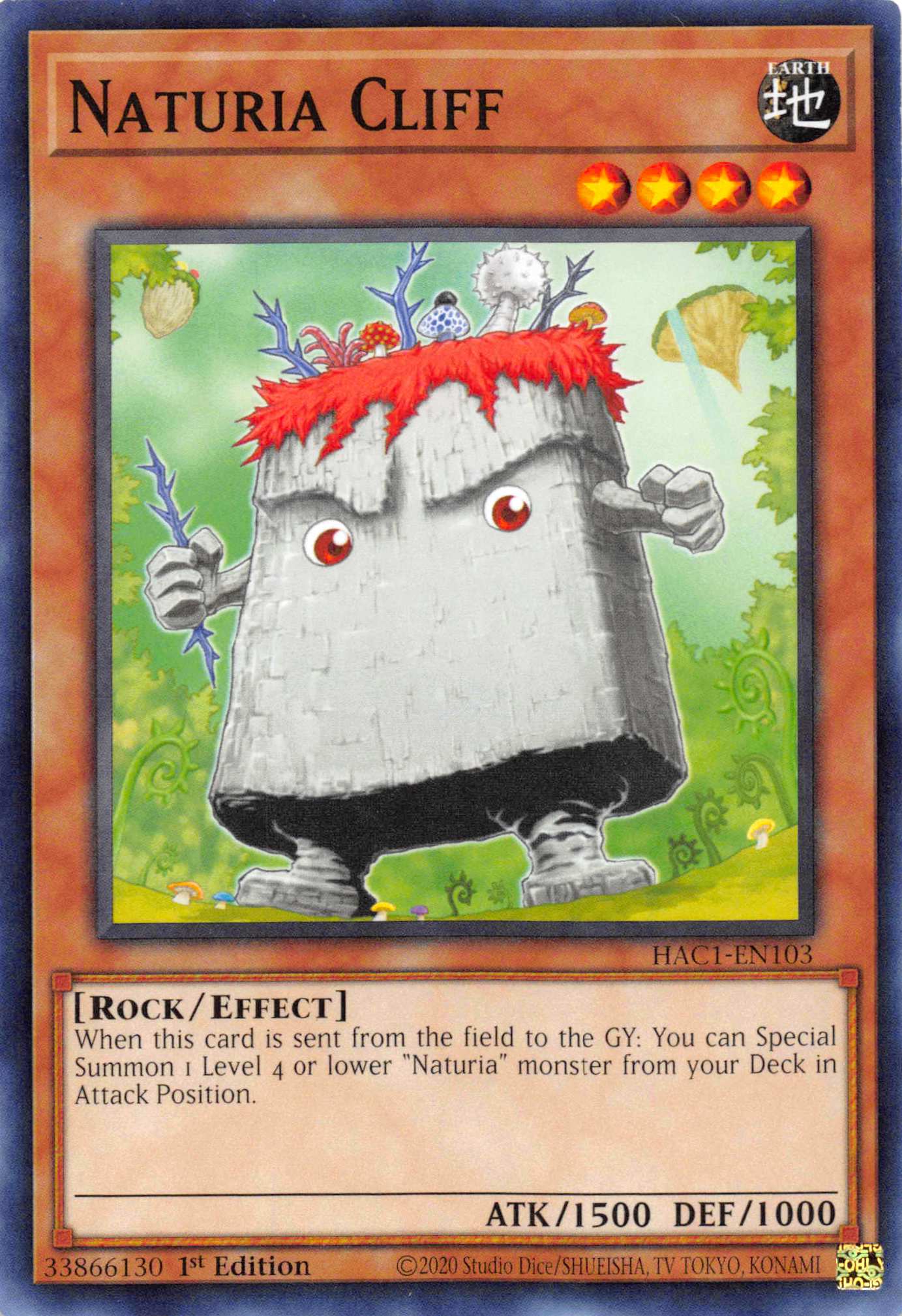 Naturia Cliff [HAC1-EN103] Common | GnG Games