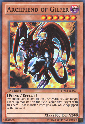 Archfiend of Gilfer [BPW2-EN020] Super Rare | GnG Games