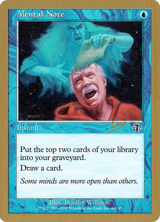 Mental Note (Raphael Levy) [World Championship Decks 2002] | GnG Games