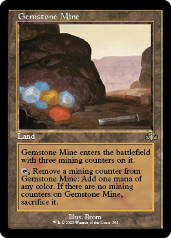 Gemstone Mine (Retro) [Dominaria Remastered] | GnG Games