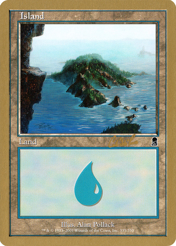 Island (cr335) (Carlos Romao) [World Championship Decks 2002] | GnG Games