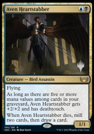 Aven Heartstabber (Promo Pack) [Streets of New Capenna Promos] | GnG Games