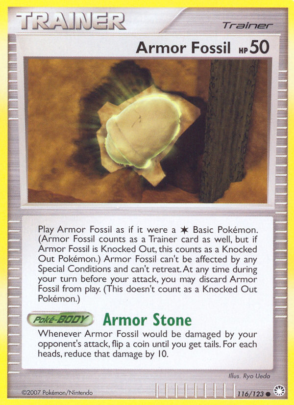 Armor Fossil (116/123) [Diamond & Pearl: Mysterious Treasures] | GnG Games