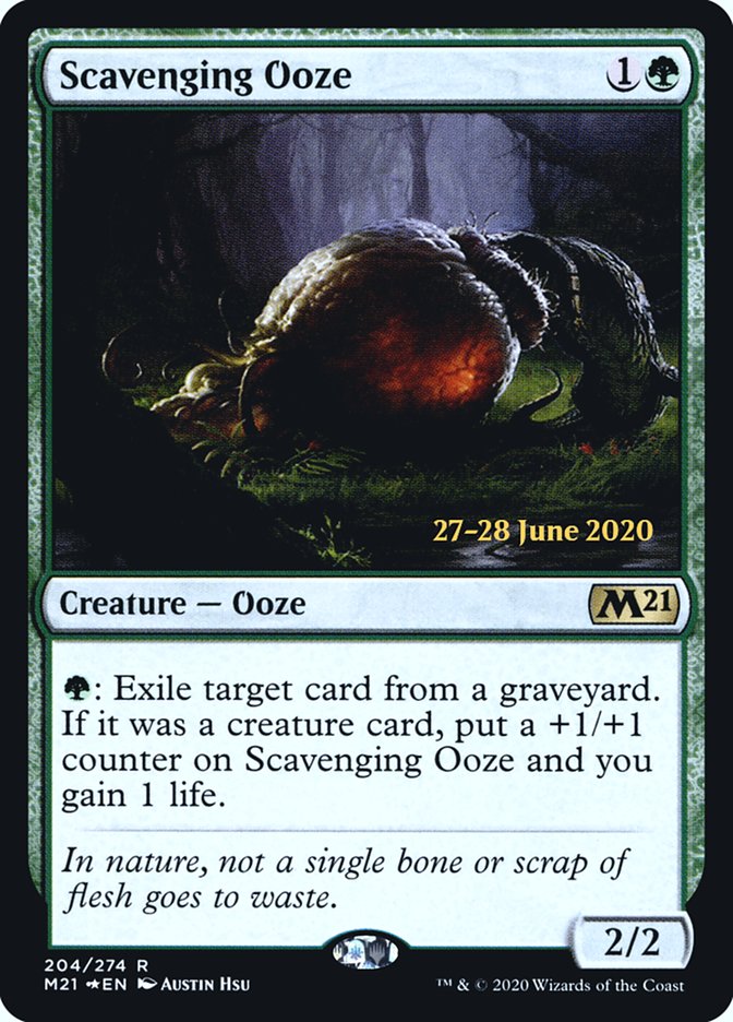 Scavenging Ooze  [Core Set 2021 Prerelease Promos] | GnG Games