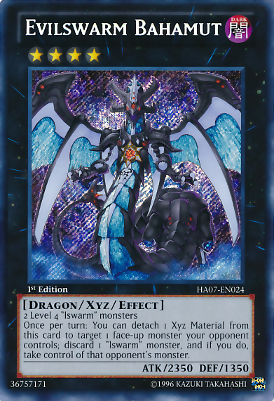Evilswarm Bahamut [HA07-EN024] Secret Rare | GnG Games